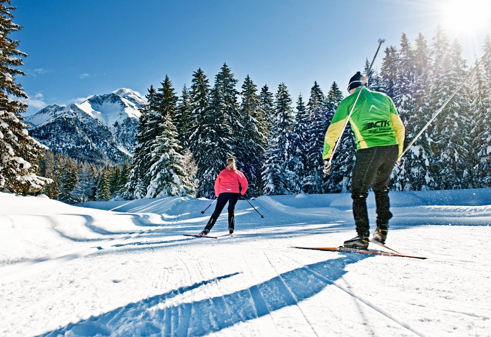 Cross-country skiing - The silent winter sport.